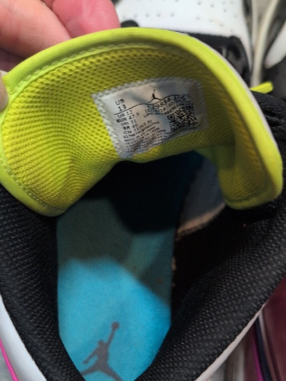 Air Jordan Mid SE Cyber Active Y2K Retro High Top Basketball Sneakers - Picture 11 of 12